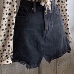 Madewell Black Denim Skirt Photo 0