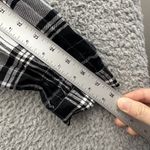 Lucky Brand  Popover Pleated‎ Flannel Shirt Button Plaid Preppy Boho Women's M Photo 7