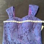 Women’s Tea Length Purple Dress Matching Chiffon Jacket Corset Back Size 14 NWT Photo 10