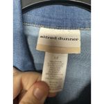 Alfred Dunner  Women’s Light Wash Denim Jacket Floral Butterfly Embroidered 1X Photo 12