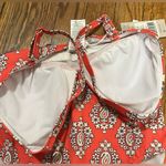 NWT Boden coral paisley floral one piece swimsuit vacation Resortwear 6 Red Photo 2
