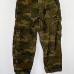 BLANK NYC Womens Camo Capri Pants Size 27 Linen Blend Cropped Grunge Gorpcore Photo 8