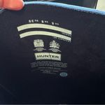 Hunter  Original Tall Glossy Navy Blue Rain Boots Tall Size 8 Photo 8