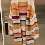 360 Cashmere 💕ROCKY BARNES x 💕 Joanne Striped Wool Alpaca Cardigan Small Photo 0