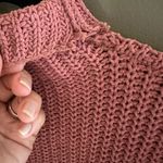 Poof! Dusty Rose Knit Sweater Photo 4