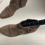 ALFANI Adison Women’s Suede Leather Brown Booties Size 9.5 M 2” heel Photo 6