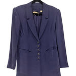 Dana Buchman  Blazer Jacket Periwinkle Purple Women's Sz  6 W/ Glass Button‎ Photo 0