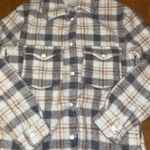 Abercrombie & Fitch Plaid Sherpa Jacket Photo 0