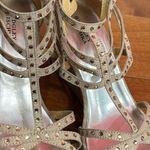 Badgley Mischka  Casey Crystals Wedge Sandals size 5 Photo 7