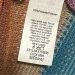 easel NWT  Striped Open Knit Striped Cold Shoulder Short Sleeve Top Size Small Photo 4