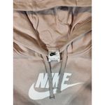 Nike  Sportswear Club Fleece Hoodie Pullover Beige Women's Size Large Photo 2