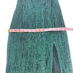 Abyss By Abby Boston Gown Green Sequins Off Shoulder Long Train Pageant Small S Photo 12