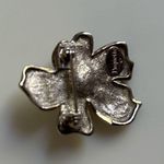 Vintage Paquette Silver/Gold Tone Flower Pin Gold Photo 1