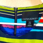 Cynthia Rowley  Multicolored Striped Dress Size 8 Medium Photo 3