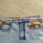 Vintage Get Used by Elie Denim Zip Up Rare Unique Shorts Skort | Vintage 10 Blue Photo 7