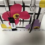 Tahari  NWT Mini Leather Sachel Bag Purse Crossbody white w floral front Photo 8