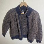 Peruvian Connection Brown 100% Wool Cardigan ( S ) Photo 0