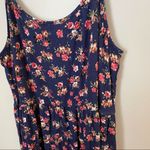 Wanderlux Dress Floral Print Sleeveless Casual Navy Blue Blue Size M Photo 7