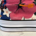 Converse CTAS LIFT HI STRAWBERRY JAM WHITE BLACK platform tropical print size 8 Photo 3