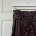 Commando  Faux Leather Paper Bag Pant Oxblood Photo 7