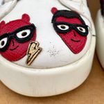 Dolce & Gabbana devil face white leather sneakers size IT 36.5 US 6.5 6 Photo 4