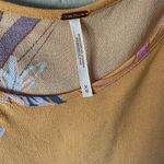 Free People clear skies yellow floral cold shoulder mini tunic dress Photo 5