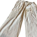 Sanctuary Cream Cargo Pants Wide Leg Drawstring Waist Size Small Women's NWT Photo 2