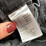 American Eagle  PAPER BAG WAIST BLACK DENIM SKINNY JEANS Photo 2