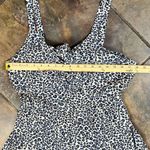 BTFBM Full Length Animal Print Back Cutout Summer Dress XL Blue Photo 6