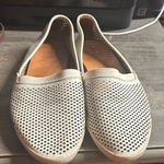 Frye Women's Leather Perforated Slip-On Shoes - White Photo 0