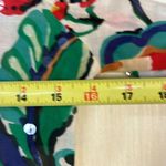 Tory Burch  Women's Shirt Sz 0 Floral Cotton‎ Bell Sleeve Boho  Clear Sequin Photo 6