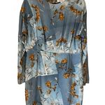 & Other Stories NWT, Stockholm Atelier & Other Stories Blue Floral Mini Dress, Sz 12 Photo 5