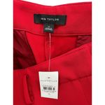 Ann Taylor NWT  Red Cropped Pants Women's‎ Size 16 Career Casual Dress Photo 3