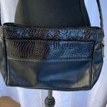 SAS Black Leather Shoulder Bag /Purse Photo 0