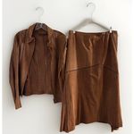 Laurèl by Escada 100% Goat Suede Suit Set Photo 1