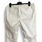 Torrid  Boyfriend Jean Sz 12 Vintage Stretch White Distressed Vacation Summer Photo 5