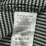 Loft  Blouse Smocked Black White Gingham Puff Sleeve Square Neckline Small New Photo 2