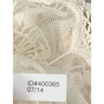 EXPRESS  Ivory Baroque Tiered Lace Boho Festival Fairy Cottage Tank Top Sz S Photo 8