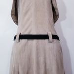 Alexis RARE  100% Genuine Leather Suede Belted Halter Dress with Side pockets Photo 9