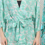 Diane Von Furstenberg DVF x Onia Gina Wrap Tie Kimono‎ in Peach Skin Photo 0