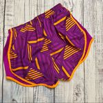 Nike Dri-Fit Purple and Orange Printed Tempo Shorts. Size Small. EUC. Photo 1