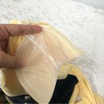 Vintage I.S.B inc. women’s blazer suit jacket yellow & black button down Size 12 Photo 10