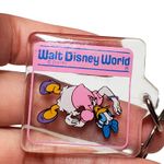 Disneyland Daisy Duck Vintage Acrylic Keychain 1980βs WDW Photo 1