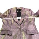 Amanda Uprichard Metallic Blazer Size Large Purple Aldridge Haze Partywear Photo 7