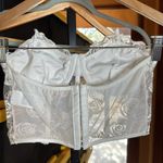 SheIn White Lace Floral Rose Bra Intimates Size Small Photo 10
