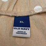 Old Navy Linen Blend Tan Beachy Polka Dot Skirt Photo 5