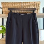 EXPRESS NWT  Columnist Low-Rise Ankle Black Woven Career Dress Pant Trouser, 00S Photo 1