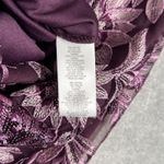 Alex Evenings  Dress Women 8 Plum Purple Floral Lace Sequin Sheath Cocktail Party Photo 9