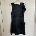 Ali & Jay Satin Asymmetrical Pleated Cocktail Dress Photo 2