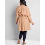 Lane Bryant NWT Twill Utility Duster Jacket Photo 12